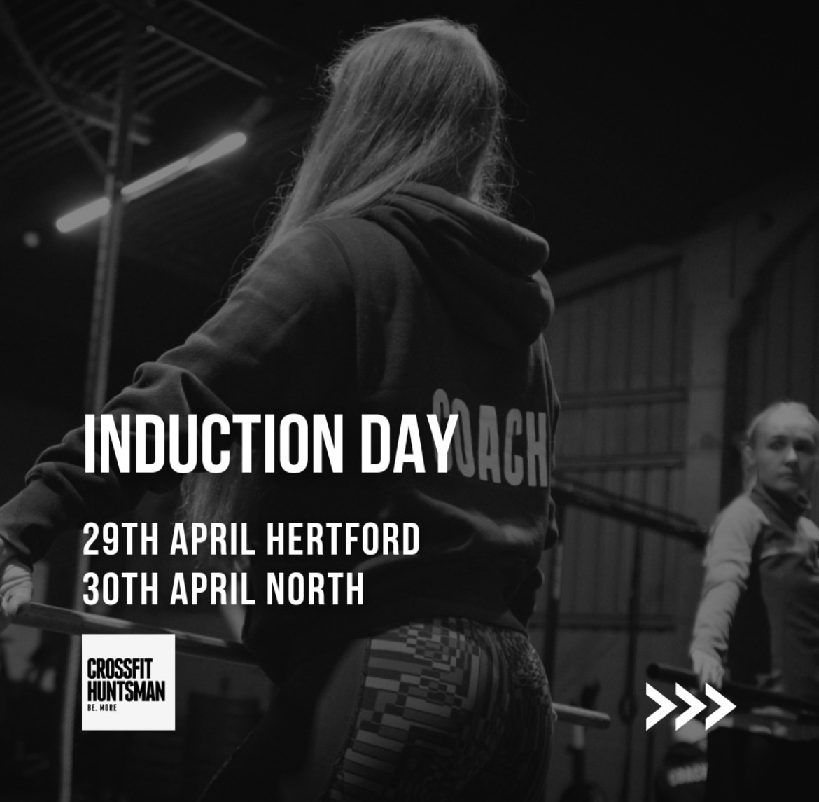 NEW INDUCTION DAY AT BOTH LOCATIONS...